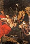 Christ Canvas Paintings - Entombment of Christ
